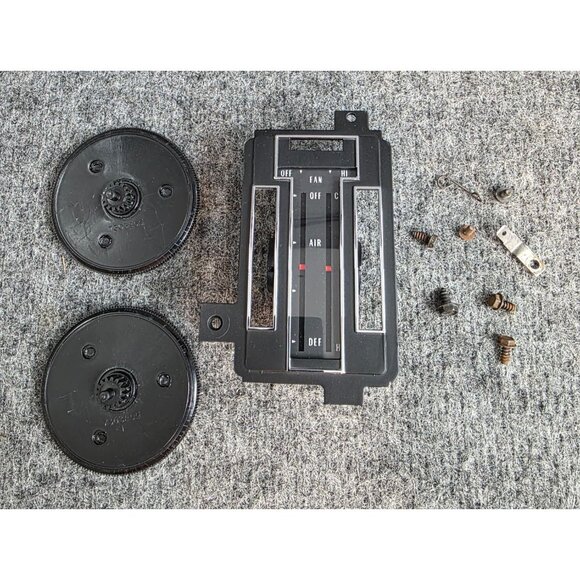 1960s GM HVAC Climate Control Assembly Face Plate C3 Corvette 60s 70s Replace - Picture 1 of 9